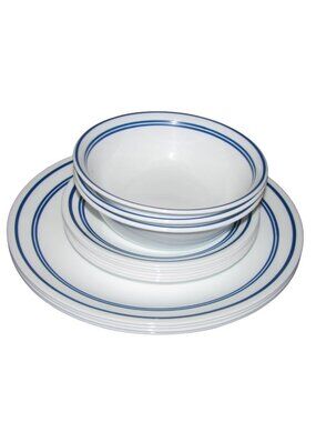 Corning Corelle Classic Cafe Blue 13pc Dinnerware Set